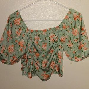 Jon & Anna contemporary crop blouse